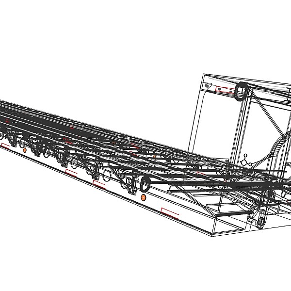 fontaine renegade lowboy extendable 3d model - Fontaine LXT40 Renegade extendable lowboy by bansheewoj
